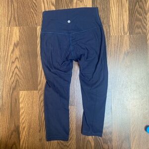 Lululemon Align Crop 21” Navy Size 6